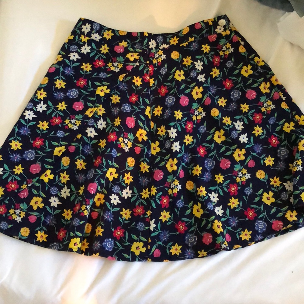 Mini faux wrap skirt